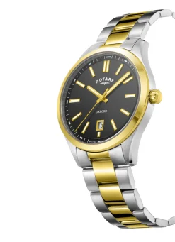 Rotary Quartz-Herrenuhr mit Edelstahlbandgehäuse