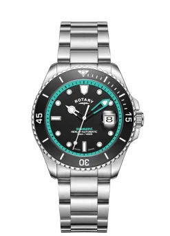 Rotary-Henley-Seamatic-Automatik-Taucheruhr mit Edelstahlgehäuse