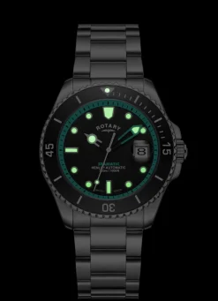 Rotary-Henley-Seamatic-Automatik-Taucheruhr mit Edelstahlgehäuse