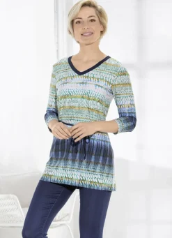 Sagenhafte Tunika mit Gürtelschlaufen und Bindegürtel