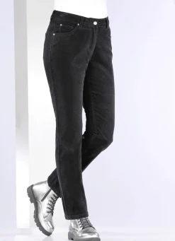 Samtweiche Hose in 5-Pocket-Form