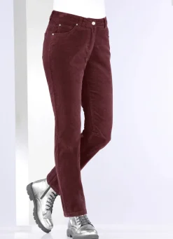 Samtweiche Hose in 5-Pocket-Form