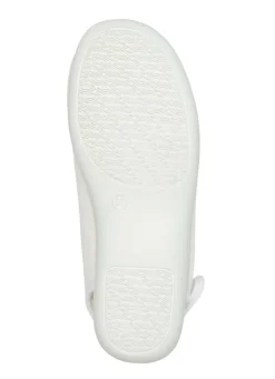 Sandale aus elastischem Textilmaterial