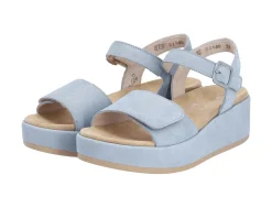 Sandale aus Samtveloursleder