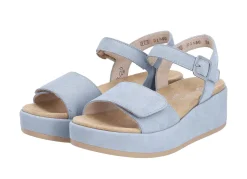 Sandale aus Samtveloursleder