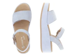 Sandale aus Samtveloursleder