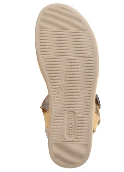 Sandale aus Samtveloursleder