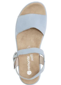 Sandale aus Samtveloursleder