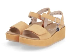 Sandale aus Samtveloursleder