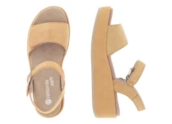 Sandale aus Samtveloursleder