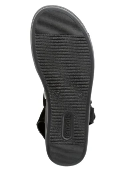 Sandale aus Samtveloursleder