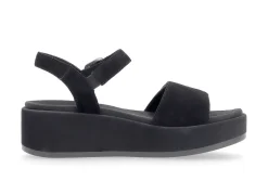 Sandale aus Samtveloursleder