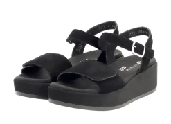 Sandale aus Samtveloursleder