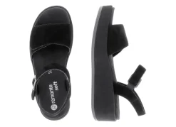 Sandale aus Samtveloursleder