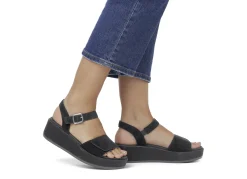 Sandale aus Samtveloursleder