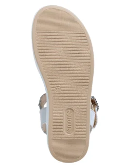 Sandale aus Samtveloursleder