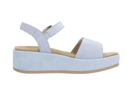 Sandale aus Samtveloursleder