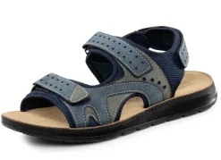 Sandale aus Synthetik und Textil