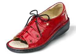 Sandalette aus Lackleder