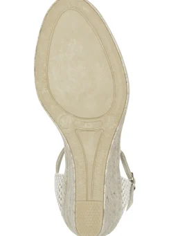 Sandalette aus Textilmaterial