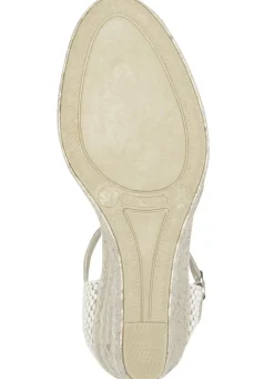 Sandalette aus Textilmaterial