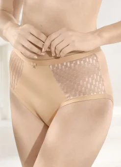 Sassa Zweierpack Slips mit jacquarddessinierten Tülleinsätzen