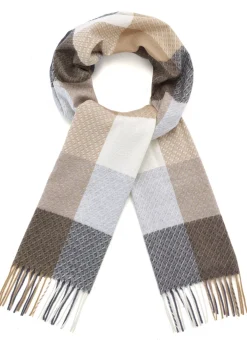 Schal mit Karodessin