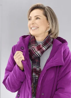 Schal mit Karodessin