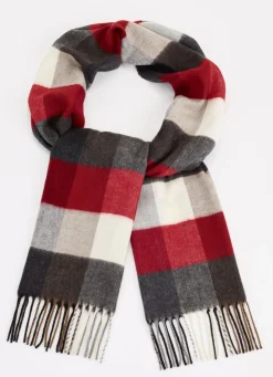 Schal mit Karodessin