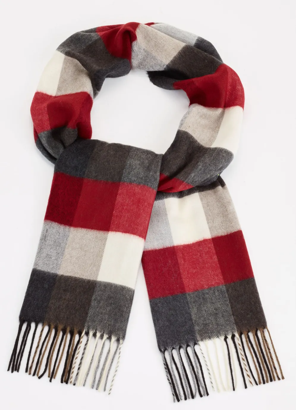 Schal mit Karodessin