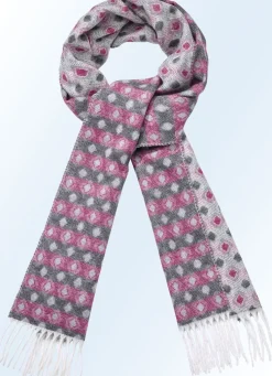 Schal mit Rautendessin