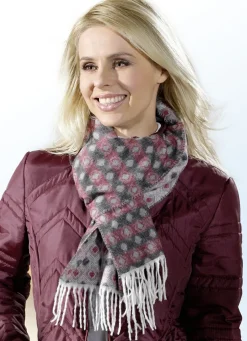 Schal mit Rautendessin