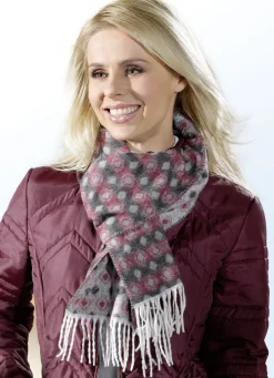 Schal mit Rautendessin