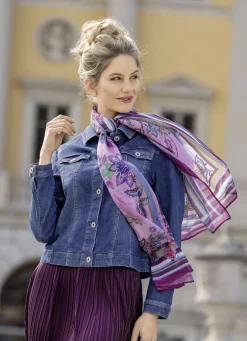 Schal mit tollem Dessin