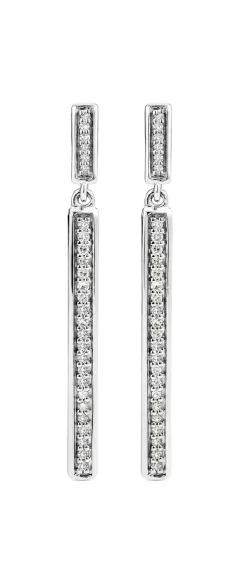 Schicke Ohrstecker mit 54 Diamanten