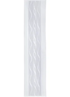 Schiebegardine Welle mit geradem Abschluss