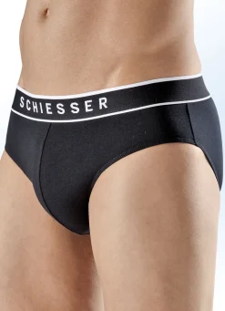 Schiesser Dreierpack Slips mit Elastikbund