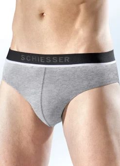 Schiesser Dreierpack Slips aus Feinjersey