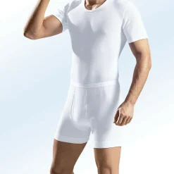 Schiesser Unterhose aus Doppelripp mit Eingriff, weiß