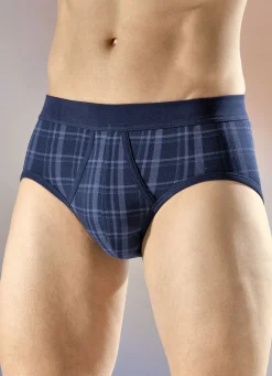 Schiesser Zweierpack Slips mit Karodessin