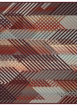 Schlafdecke mit Veloursbandeinfassung