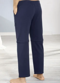 Schlaf-und Freizeithose mit verschiedenen Tragevarianten