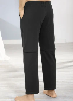 Schlaf-und Freizeithose mit verschiedenen Tragevarianten