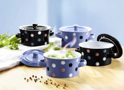 Schlemmertöpfchen, 4-teilig, aus feuerfester Keramik