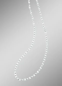 Schlichte Halskette in Weißgold