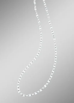 Schlichte Halskette in Weißgold