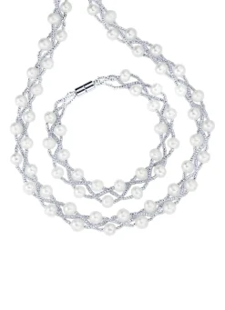 Schmuck-Set 2 teilig mit Süßwasser-Zuchtperlen
