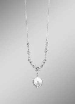 Schmuck-Set mit Süßwasser-Zuchtperlen, 2-teilig