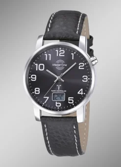 Schöne Herren-Lederarmbanduhr