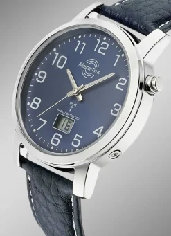 Schöne Herren-Lederarmbanduhr